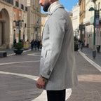 Cappotto doppio petto grigio - FLAG STORE
