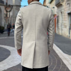 Cappotto tortora mono petto Roma - FLAG STORE