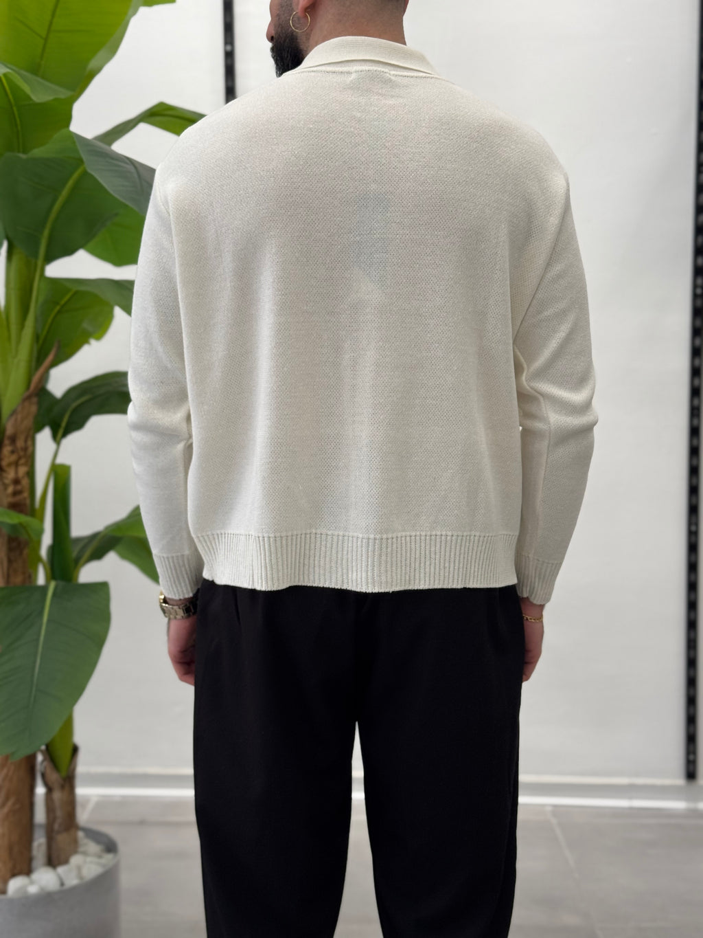 Cardigan Polo Zip Sense
