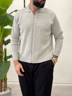 Cardigan Polo Zip Sense