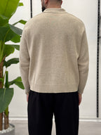 Cardigan Polo Zip Sense