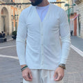 Cardigan basic bianco - FLAG STORE
