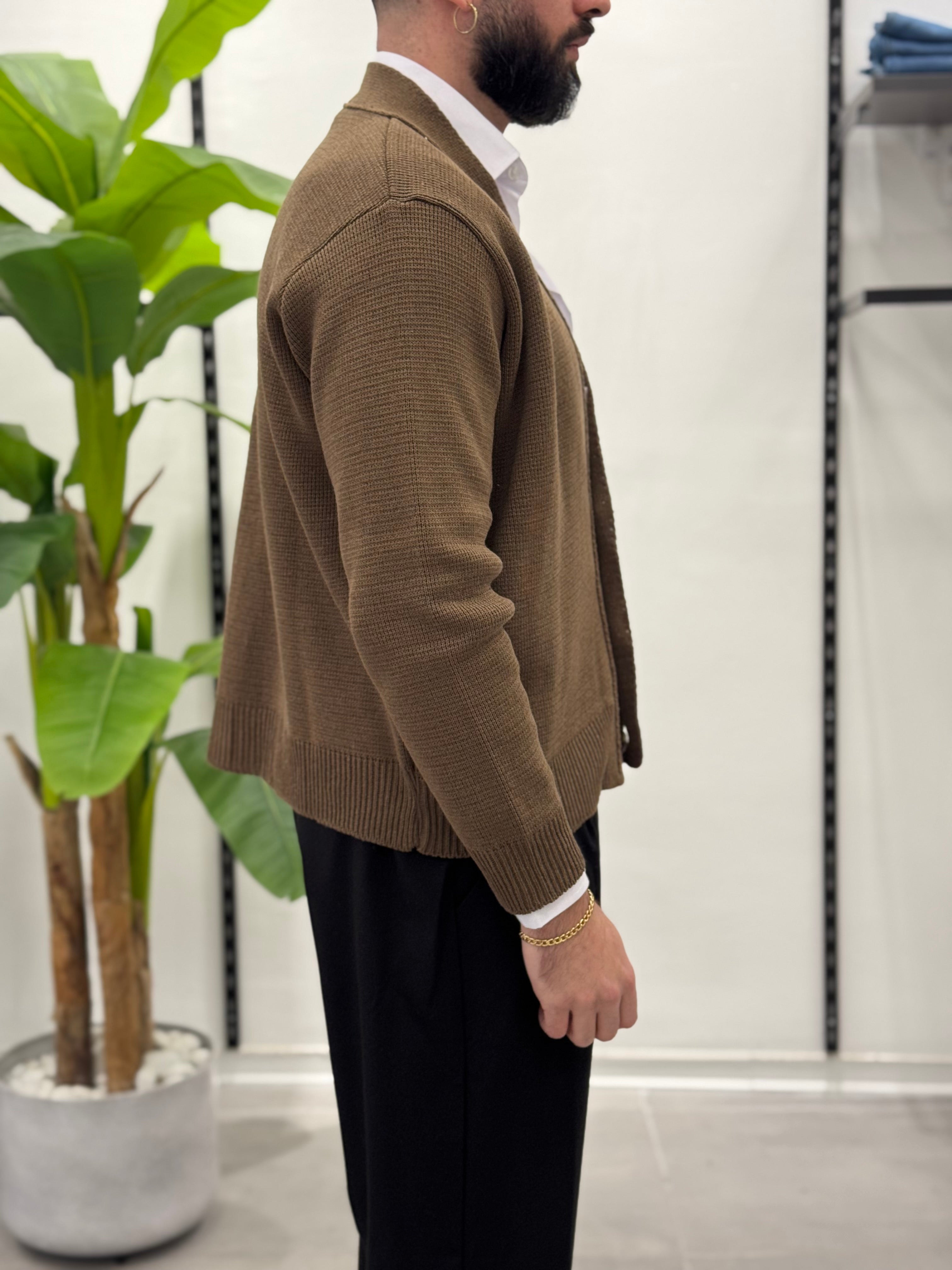 Cardigan in Filo Prime