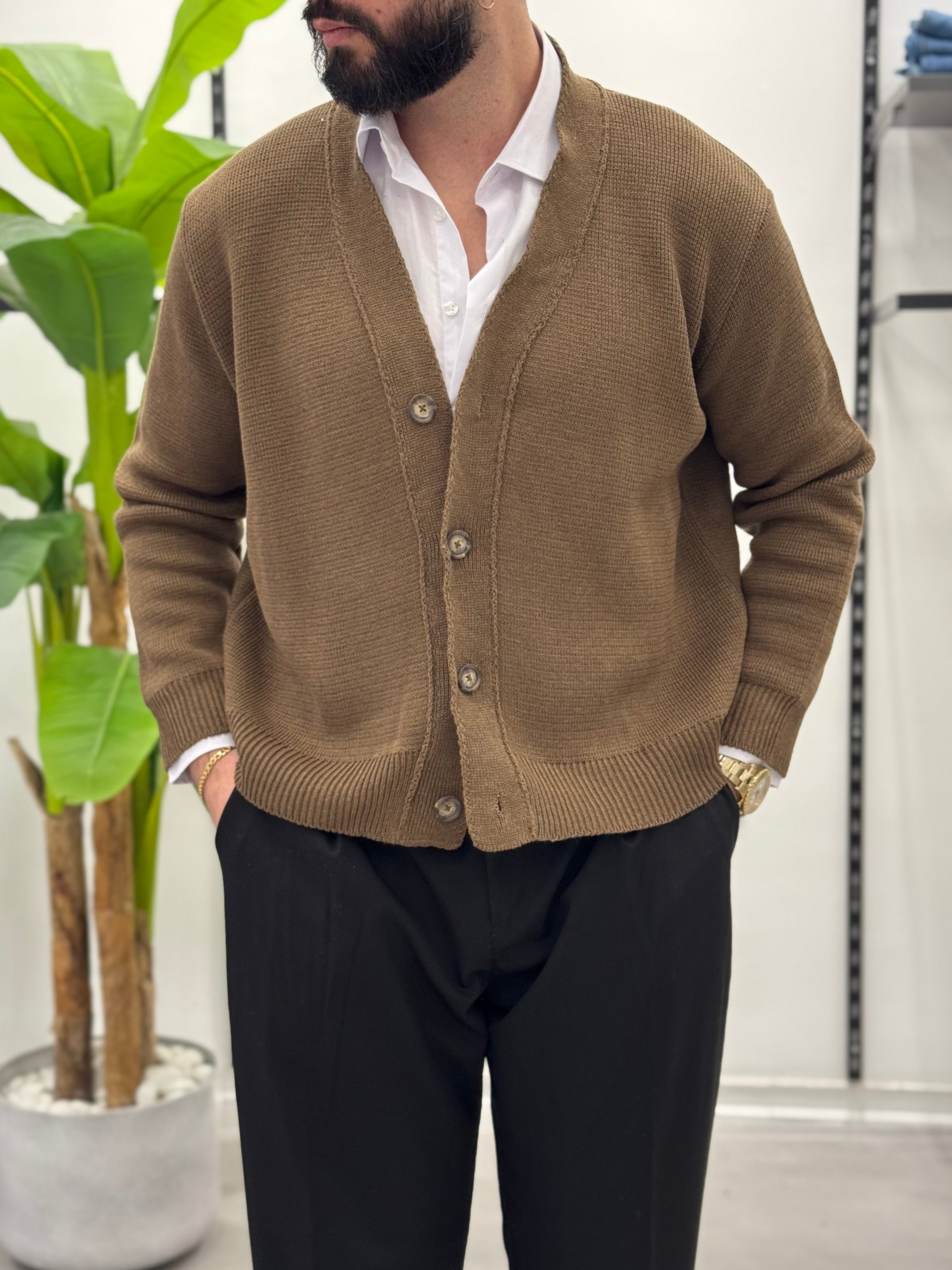 Cardigan in Filo Prime