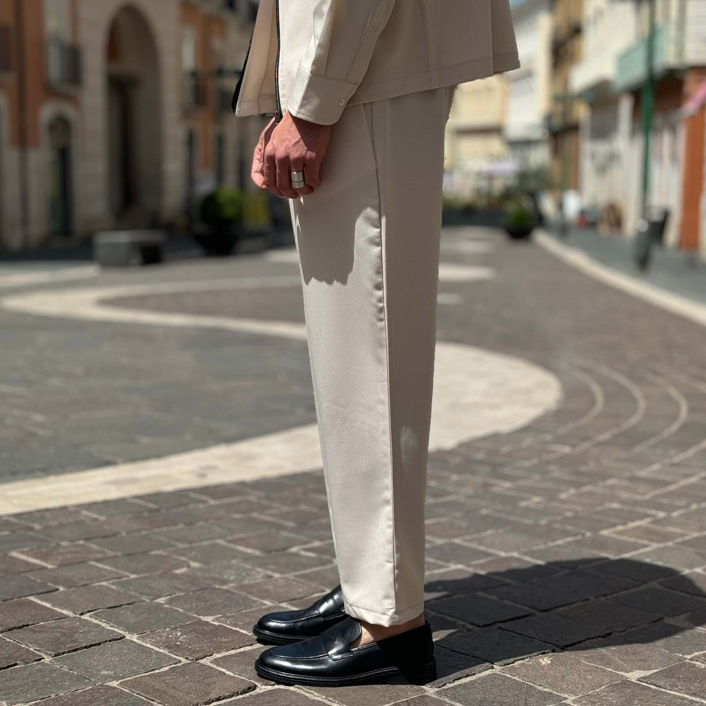 Giacca sabbia con cerniera - FLAG STORE