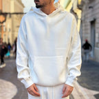 Coordinato tuta morbido bianco - FLAG STORE