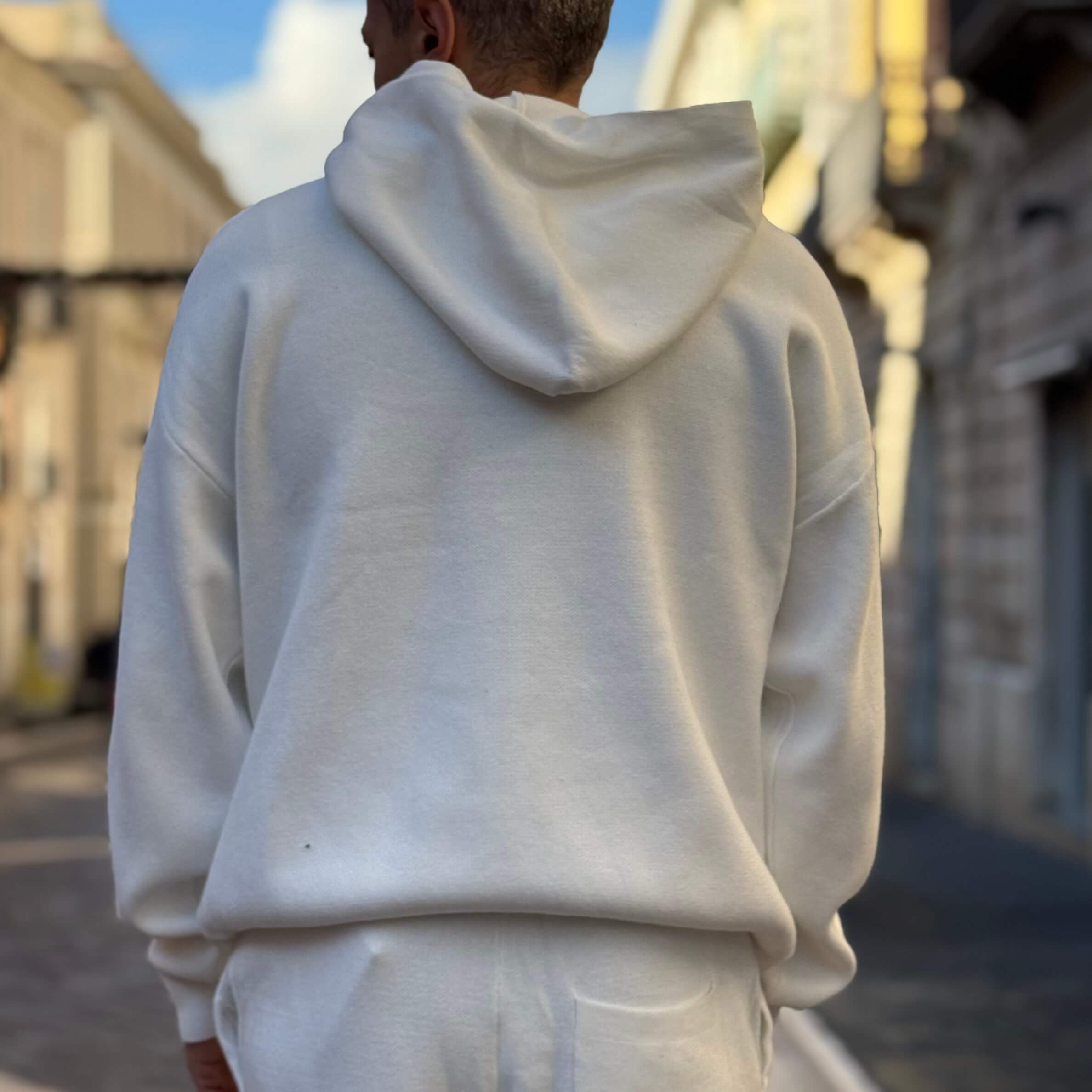 Coordinato tuta morbido bianco - FLAG STORE