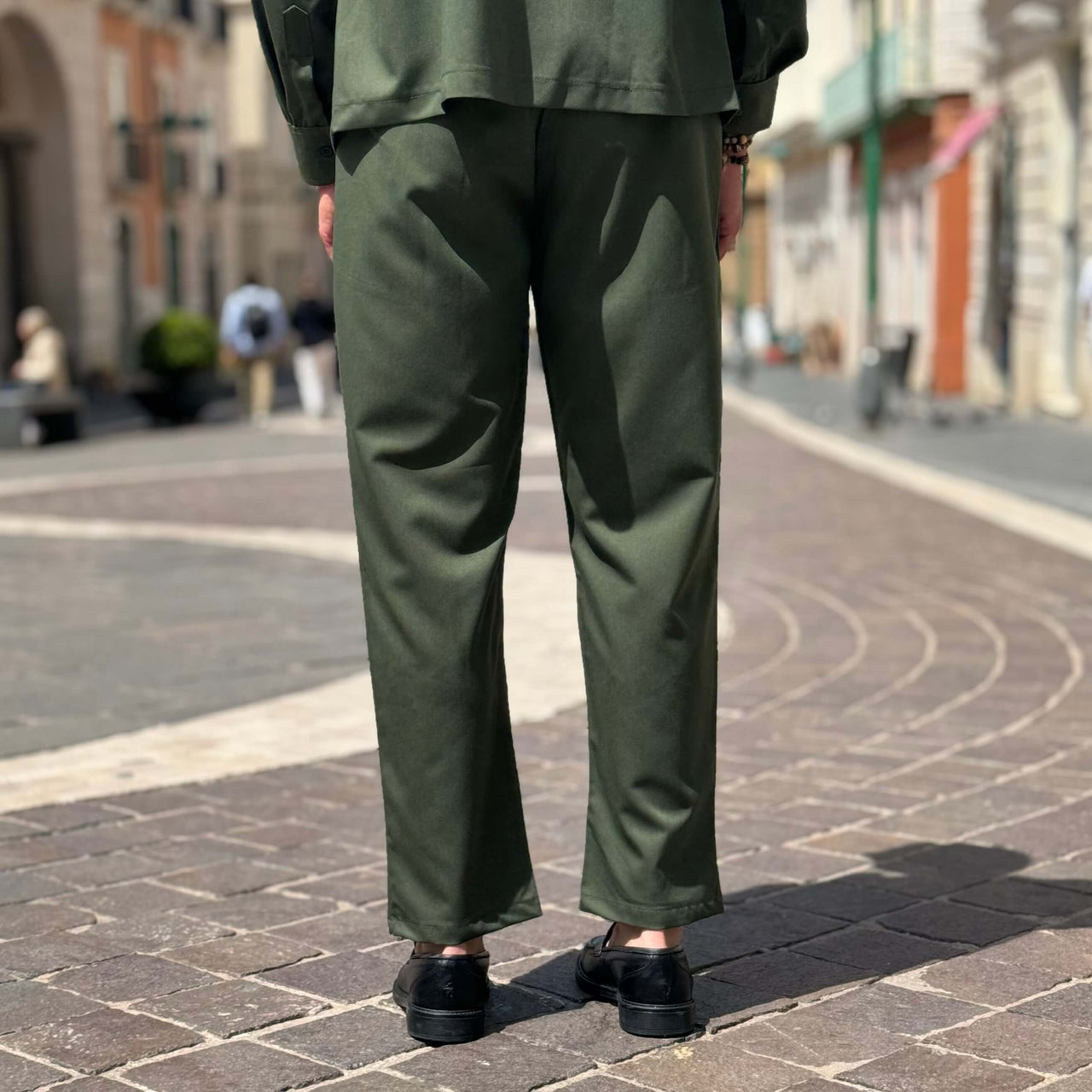 Coordinato verde con cerniera - FLAG STORE