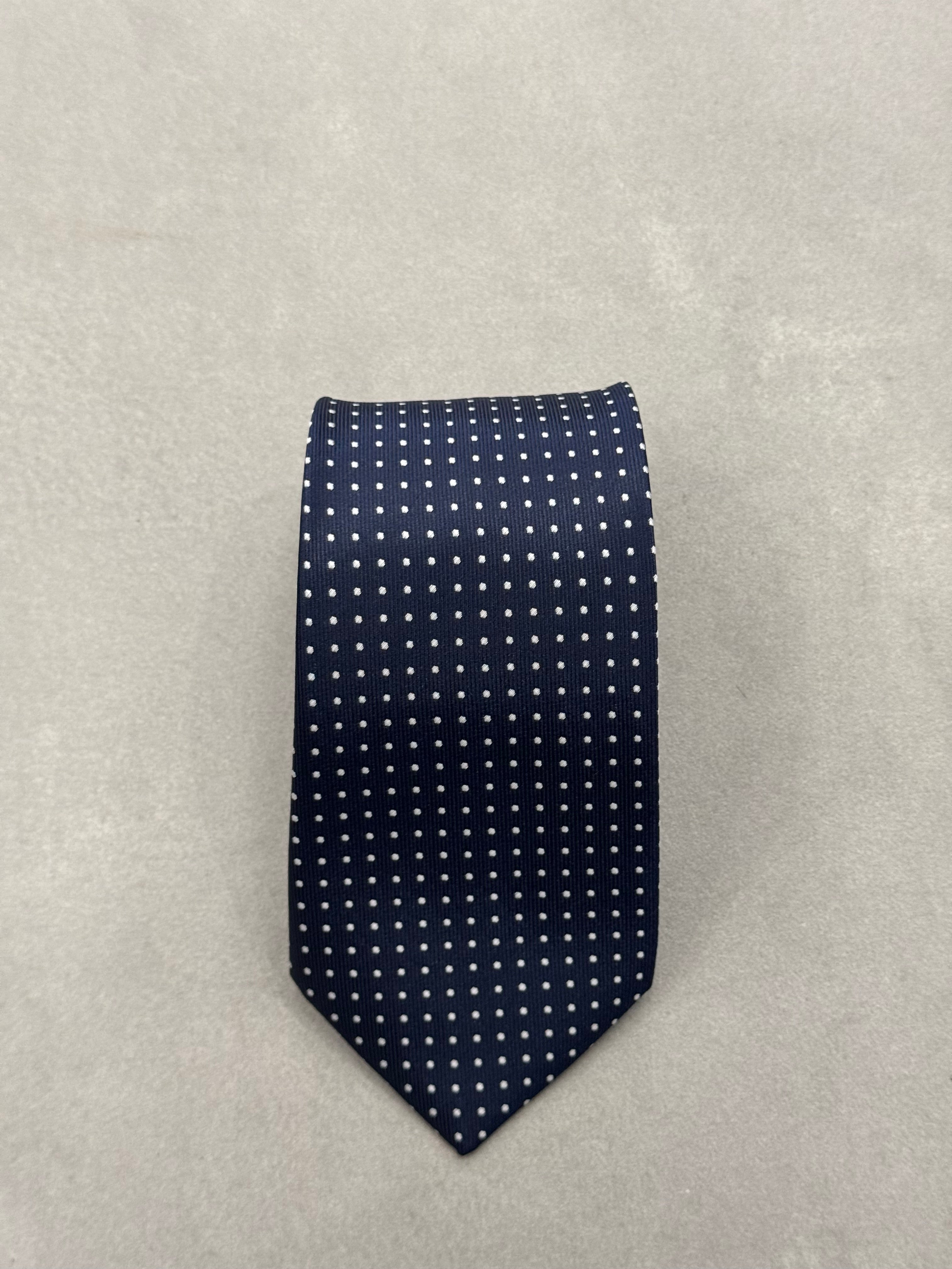 Cravatta Blu con puntini