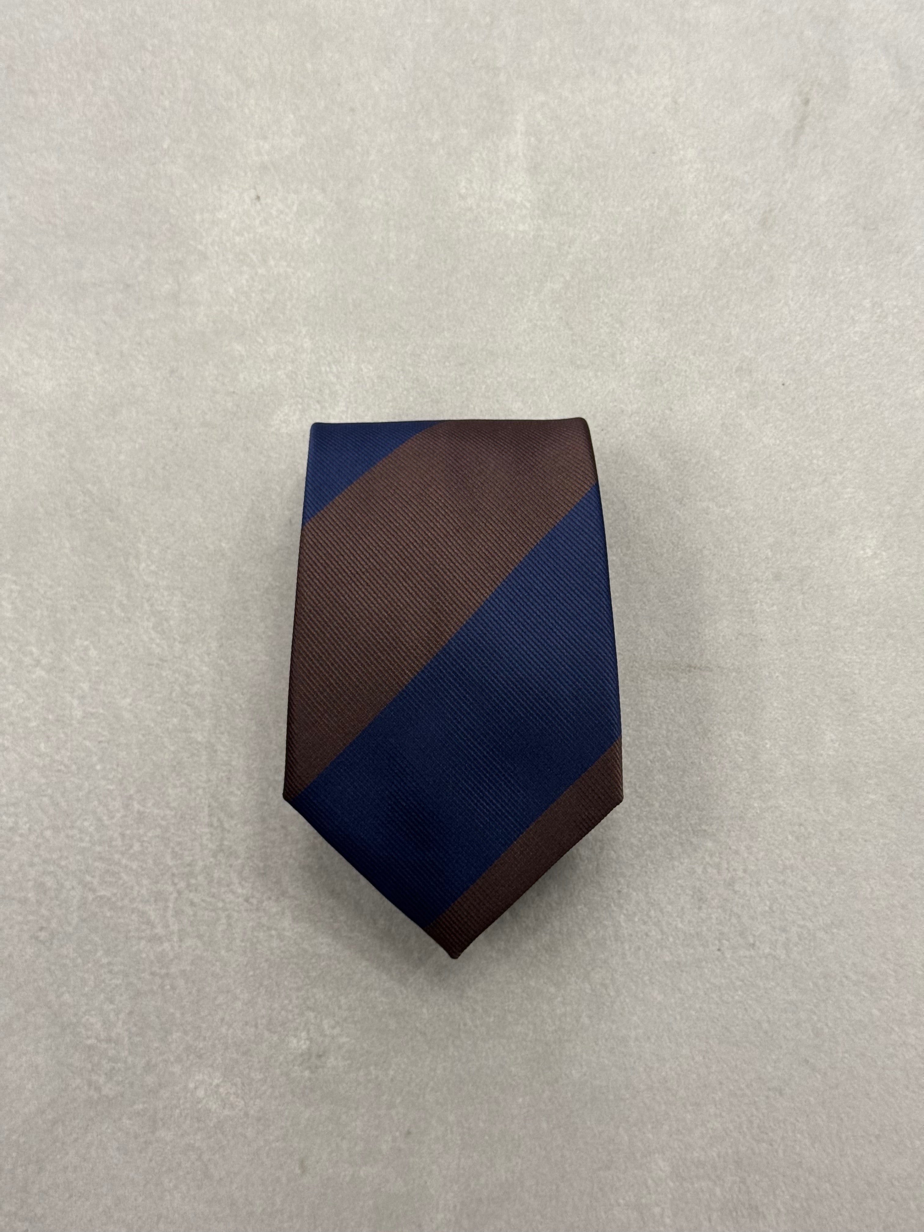 Cravatta Marrone & Blu