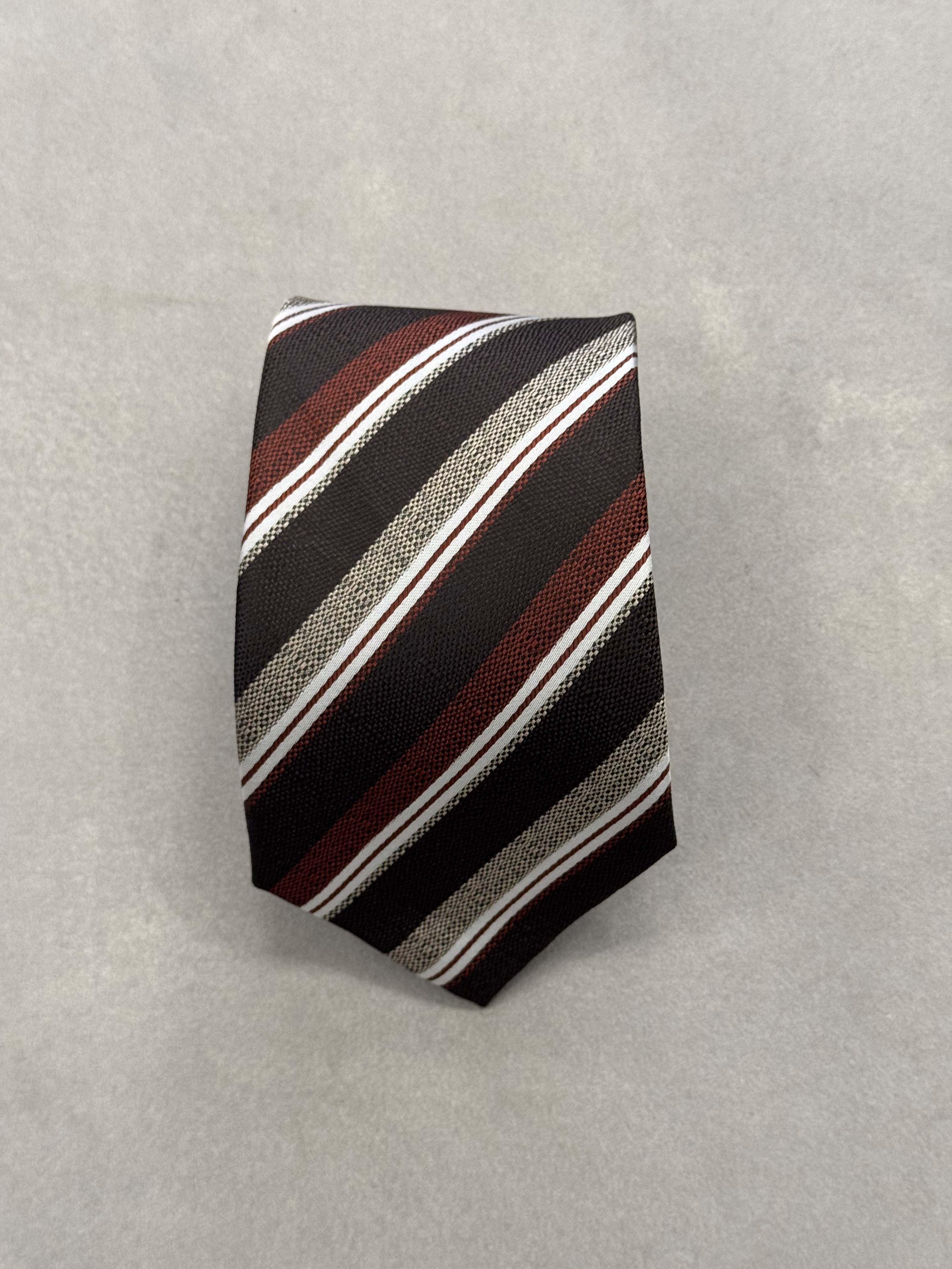 Cravatta Nera Marrone