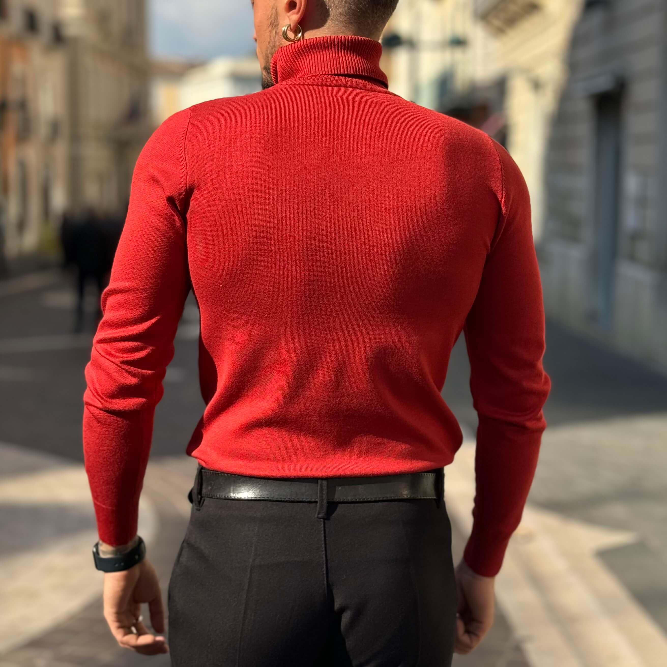 Dolcevita sottogiacca rosso - FLAG STORE