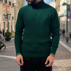 Dolcevita verde a coste inglese - FLAG STORE