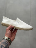Espadrillas in Tela Bianco