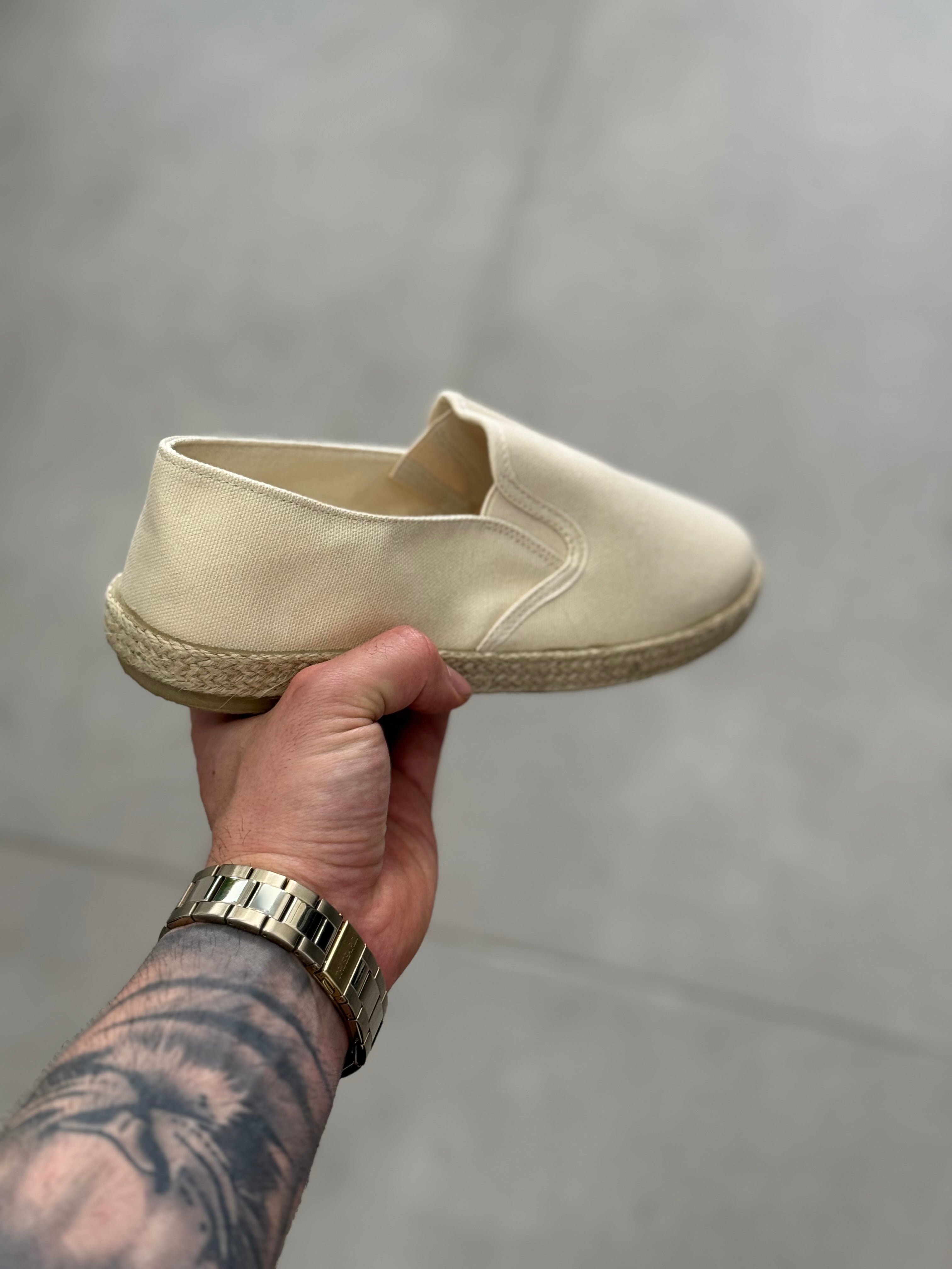 Espadrillas in Tela Sabbia