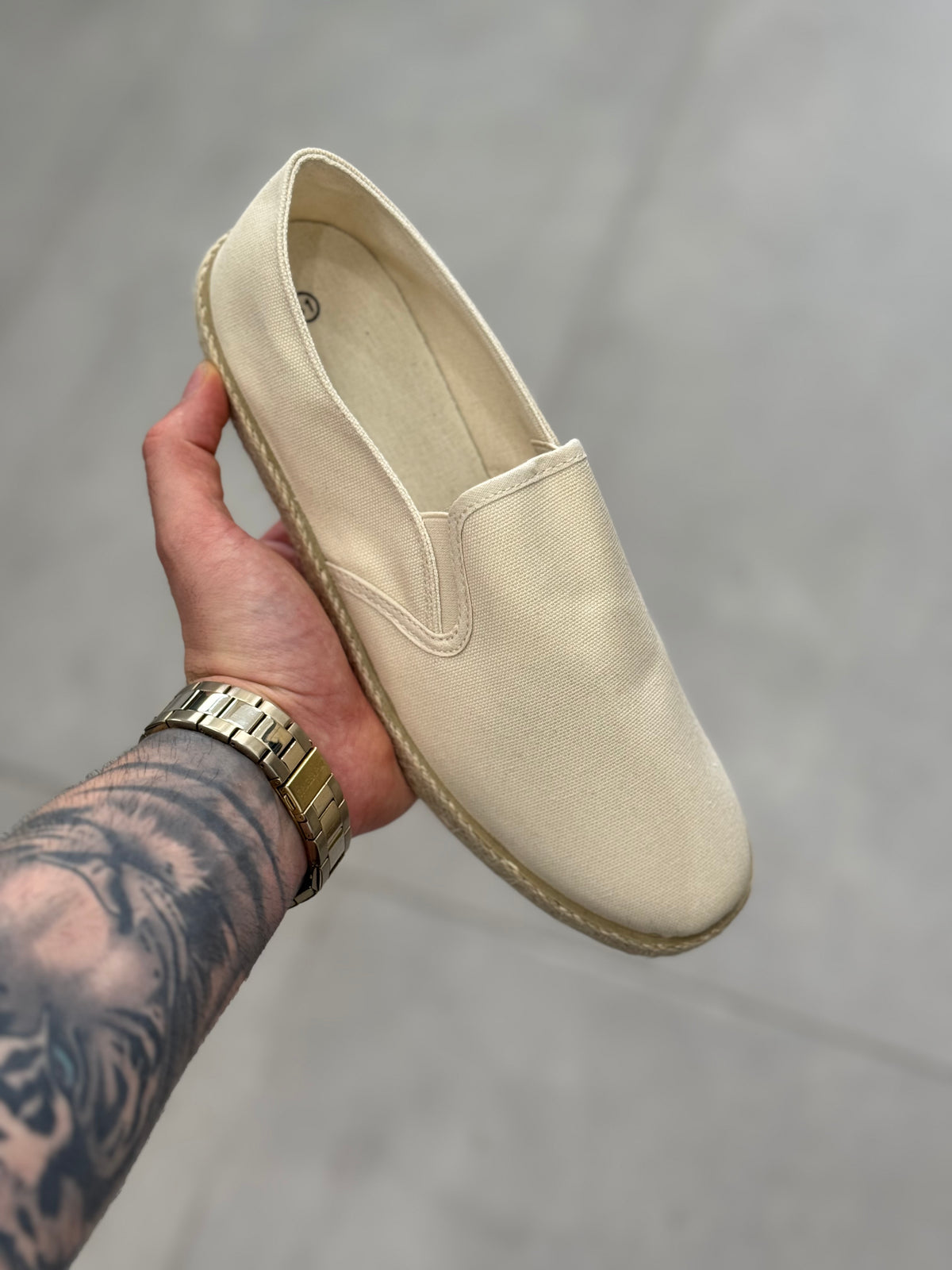 Espadrillas in Tela Sabbia