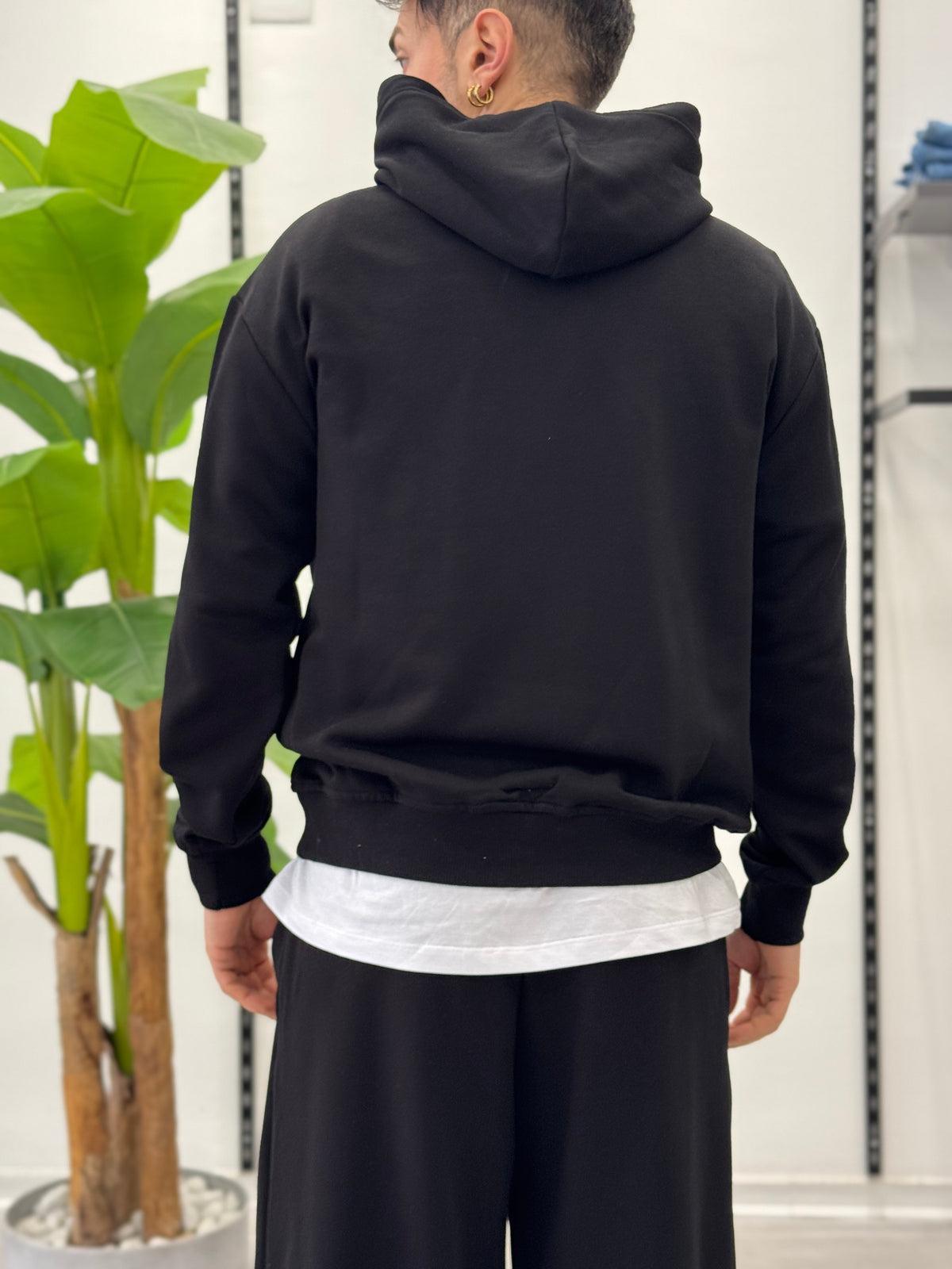 3.0 Basic Black Hoodie - FLAG STORE 