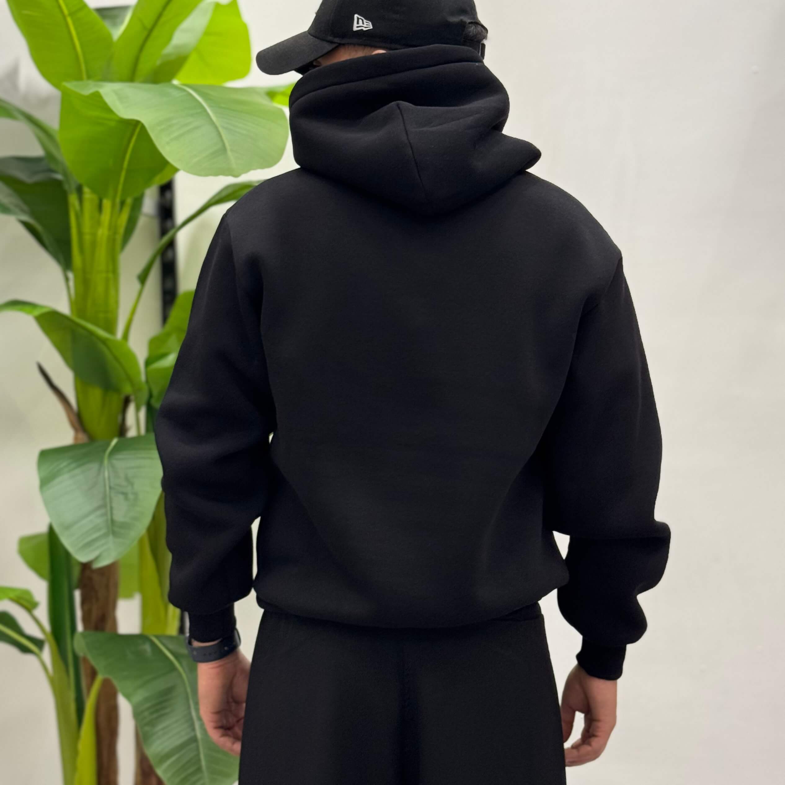 Felpa con cappuccio boxy fit Zen