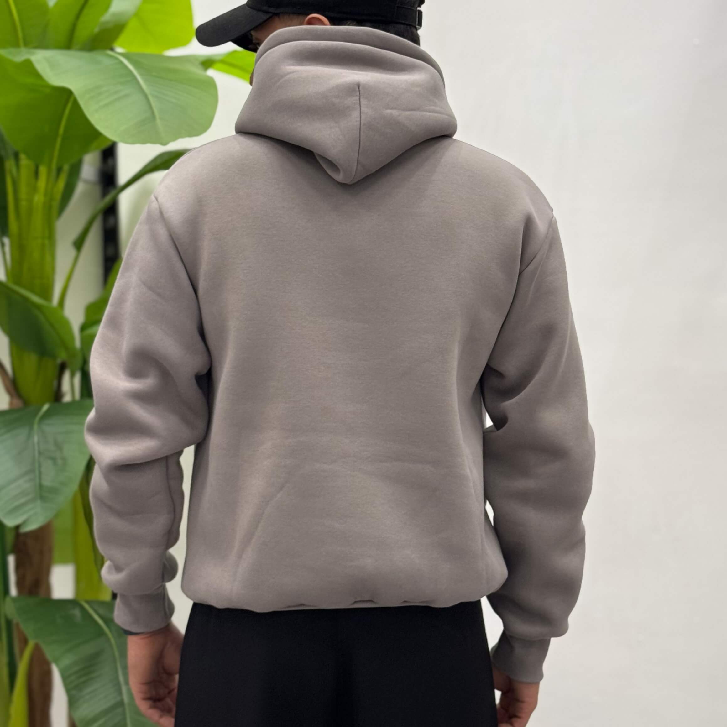 Felpa con cappuccio boxy fit Zen