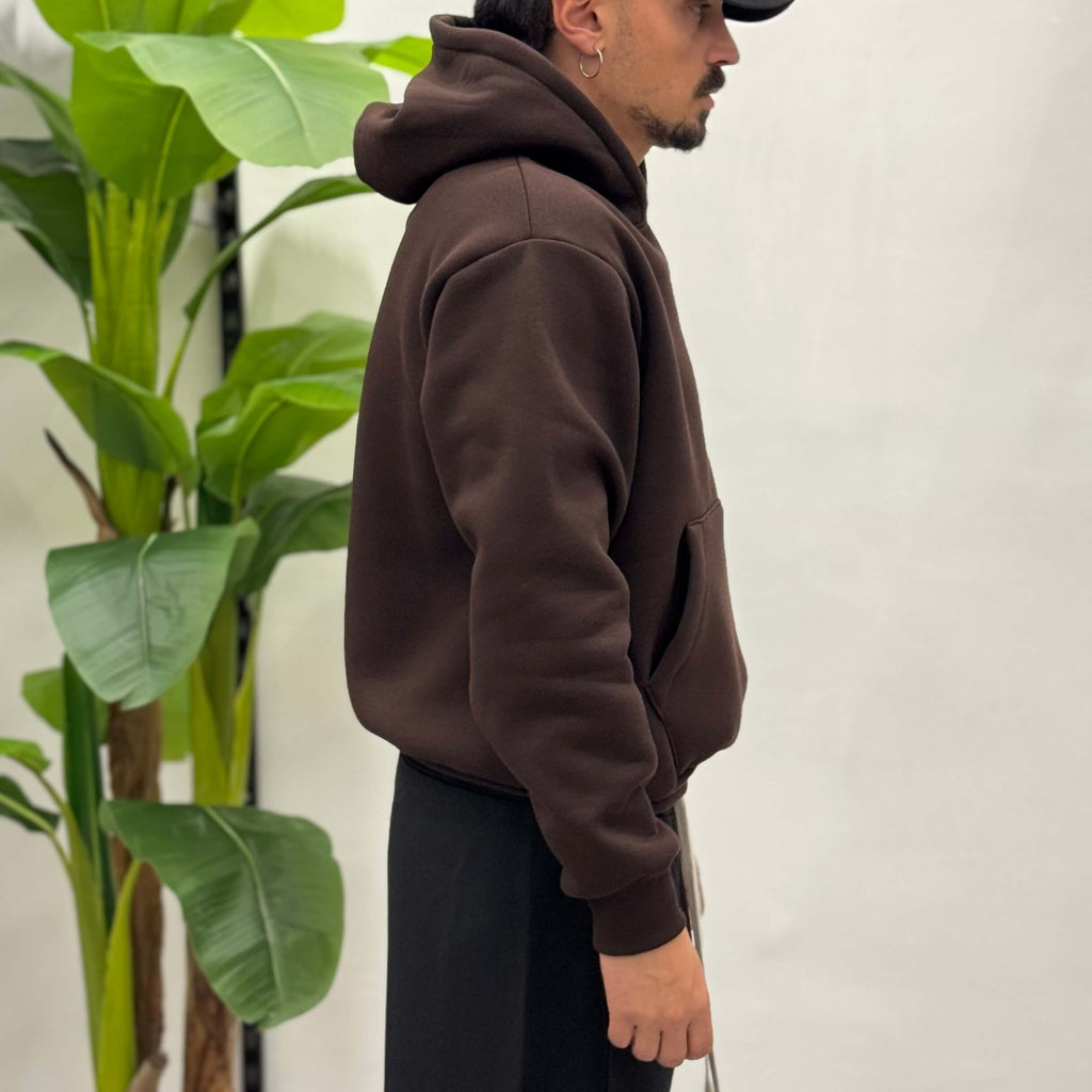 Felpa con cappuccio boxy fit Zen