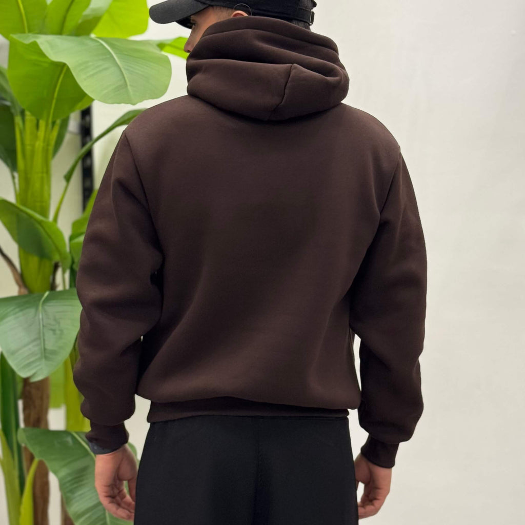 Felpa con cappuccio boxy fit Zen