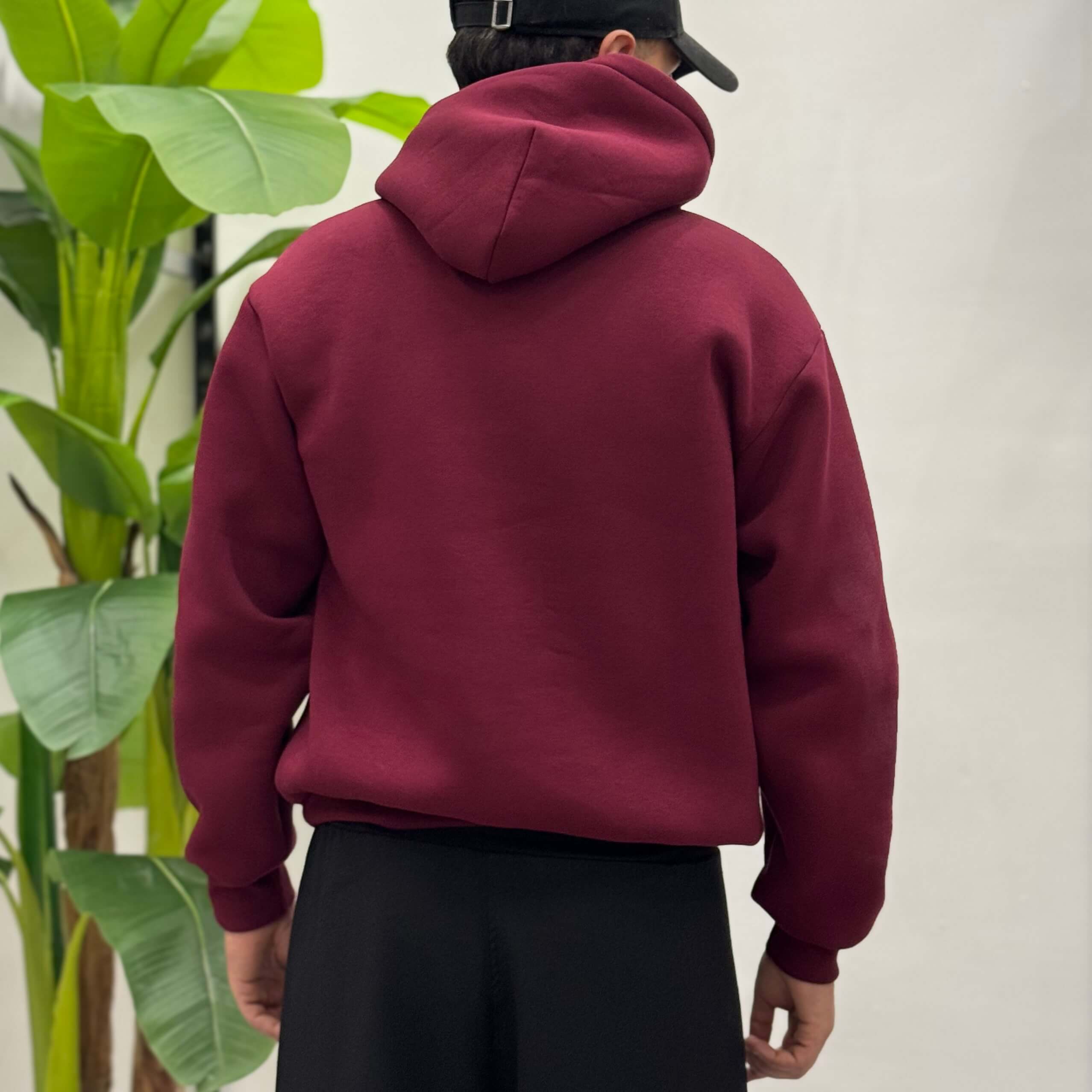 Felpa con cappuccio boxy fit Zen