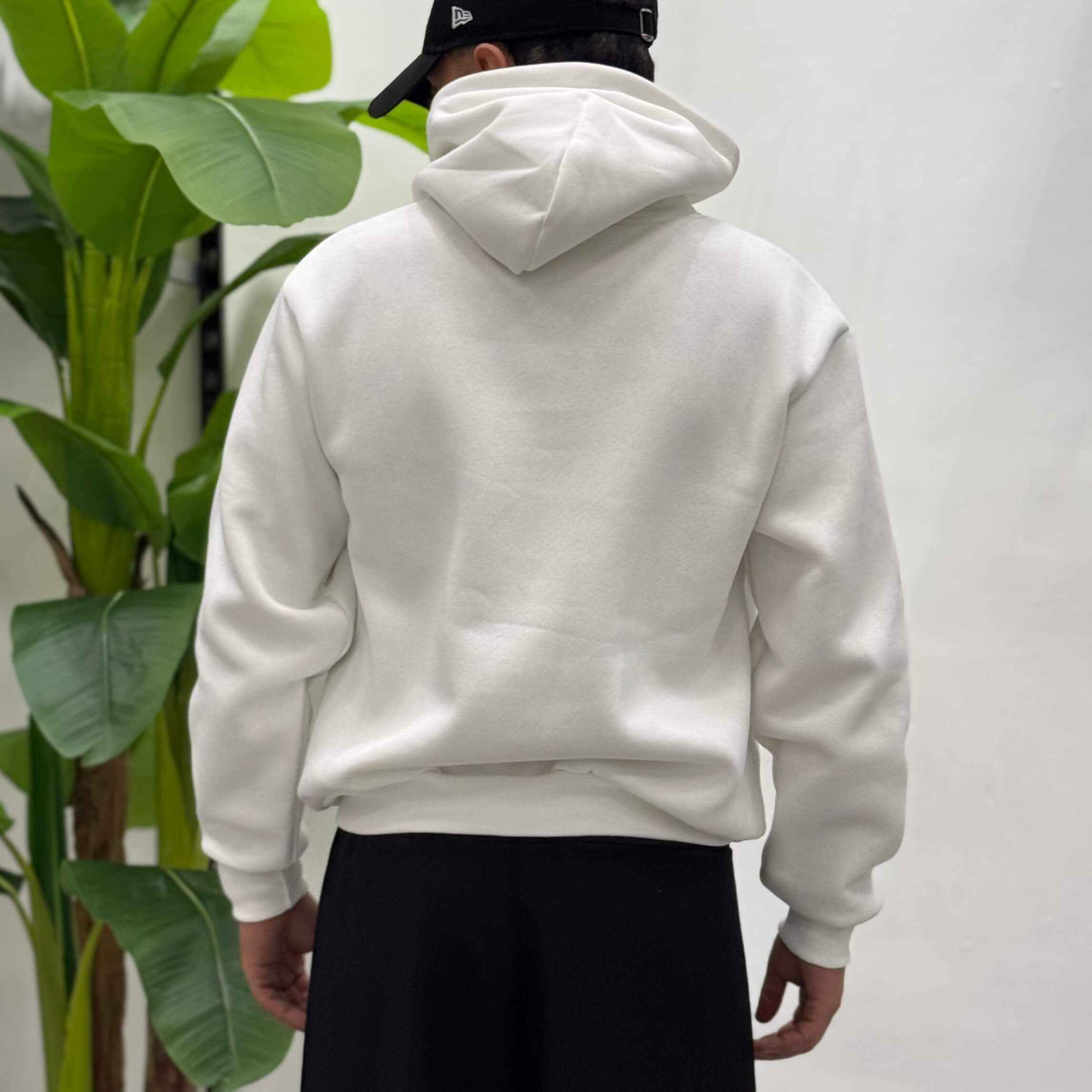 Felpa con cappuccio boxy fit Zen