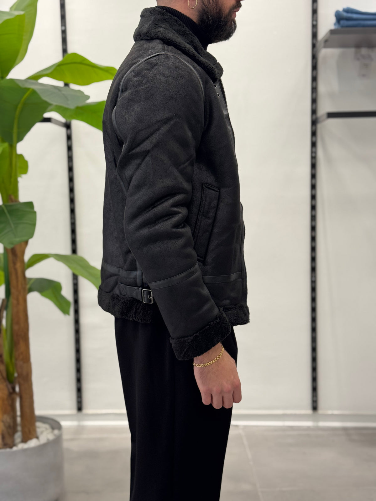Wave Sheepskin Jacket 