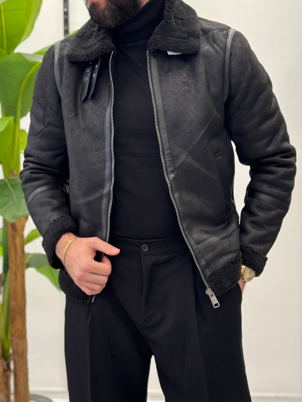 Wave Sheepskin Jacket 