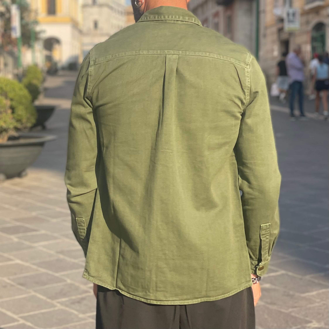 Giacca di jeans verde 3.0 - FLAG STORE