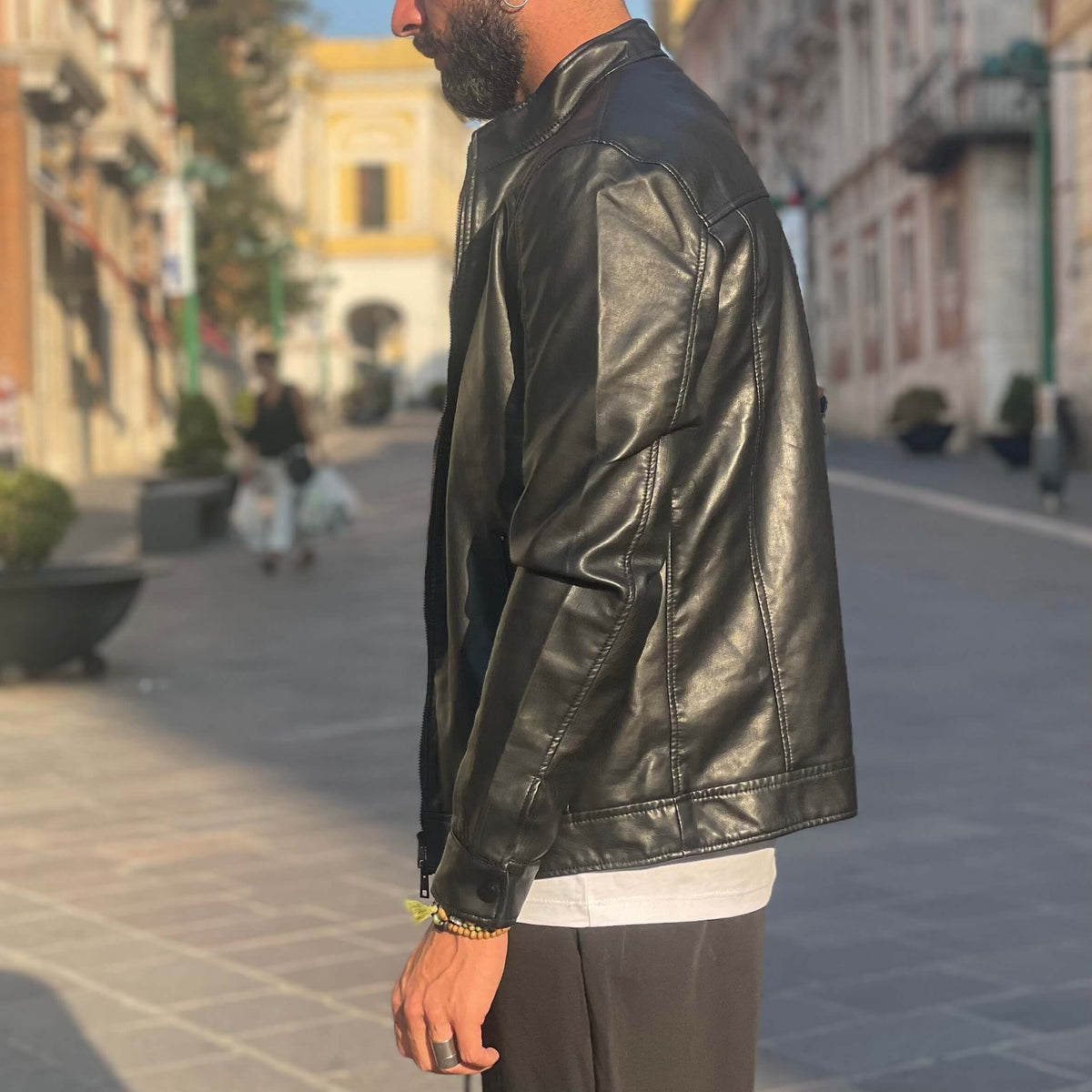 Leather Biker Jacket 3.0 - FLAG STORE
