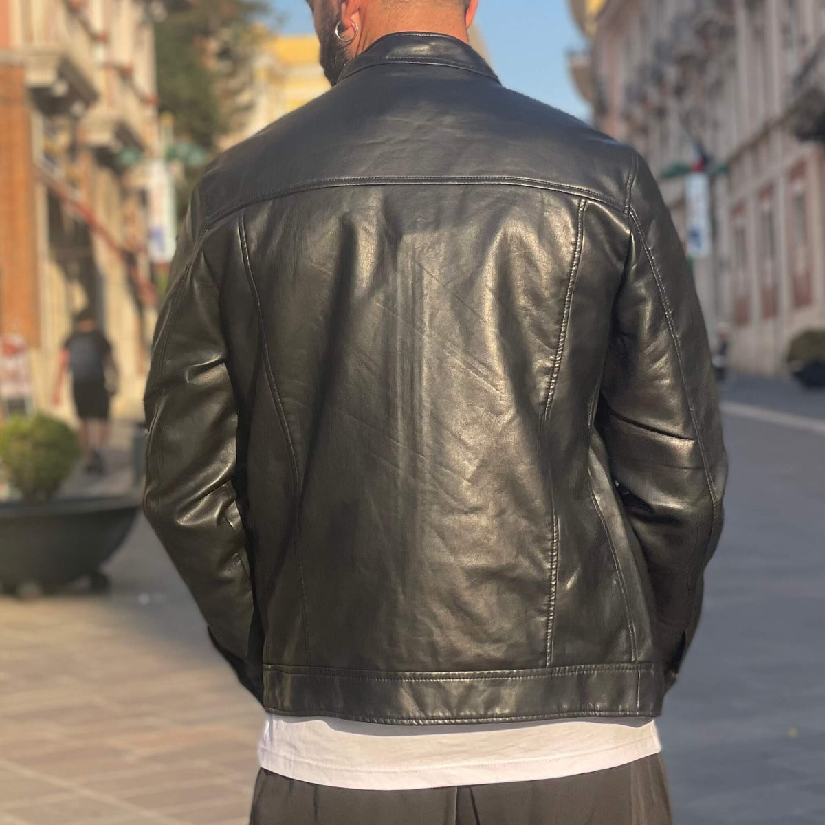 Leather Biker Jacket 3.0 - FLAG STORE