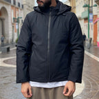 Giubbino blu navy antivento con cappuccio 2.0 - FLAG STORE