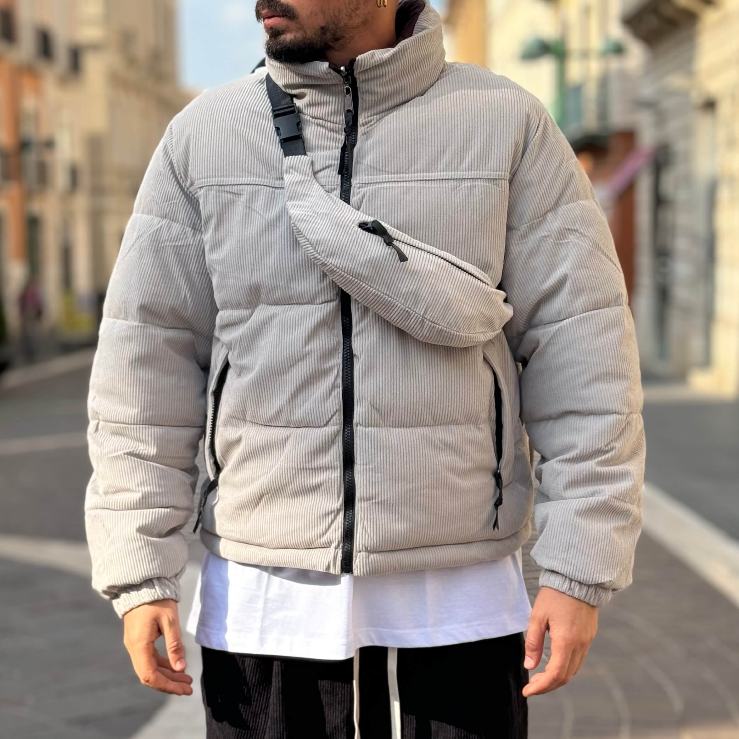 Giubbotto in velluto reversibile - FLAG STORE