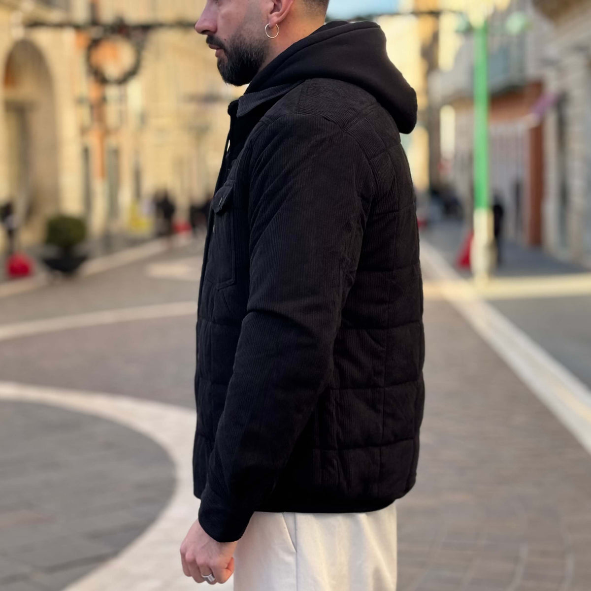 Black velvet jacket - FLAG STORE 