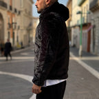 Giubbotto peluche nero - FLAG STORE