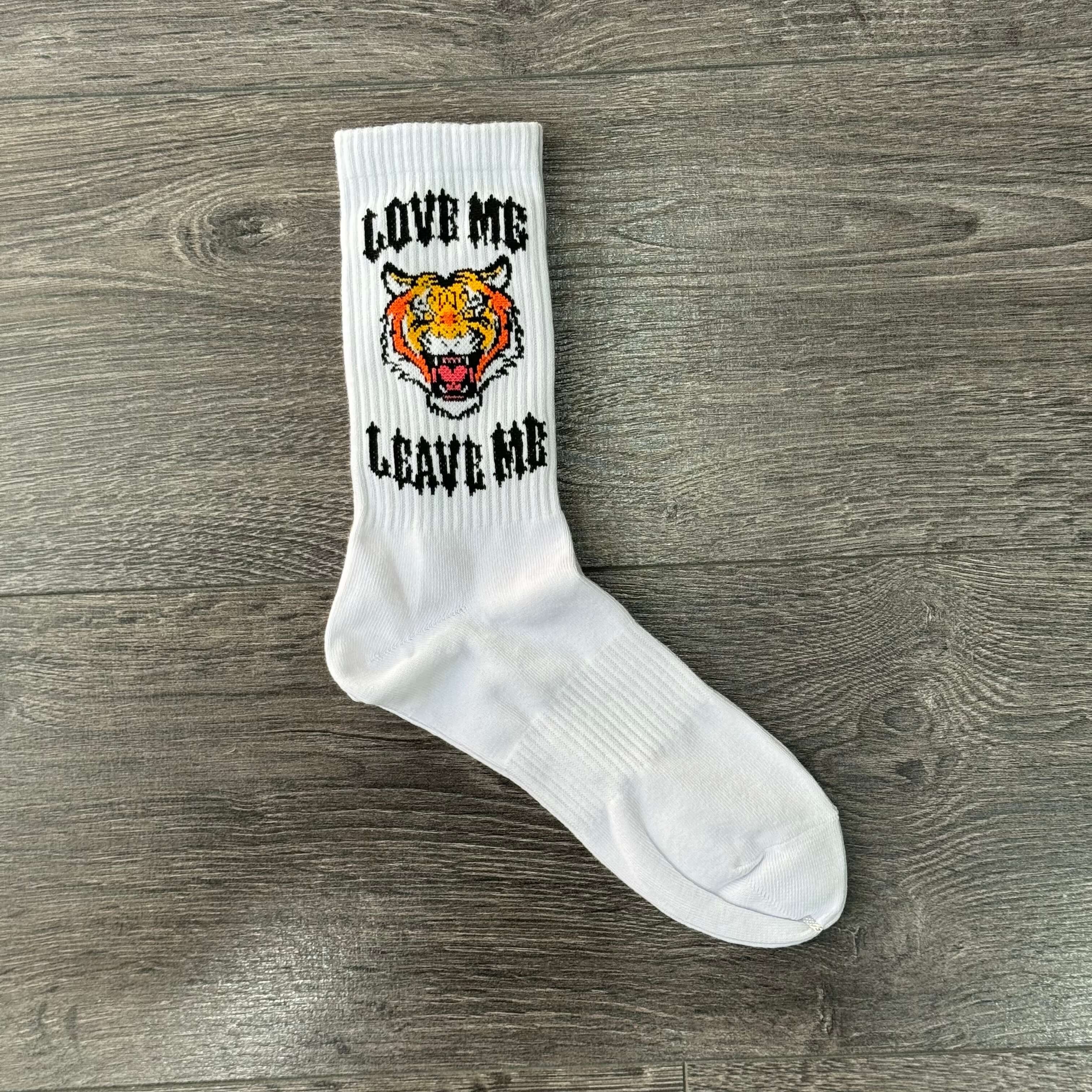 Calzini Tigre love me bianchi - FLAG STORE