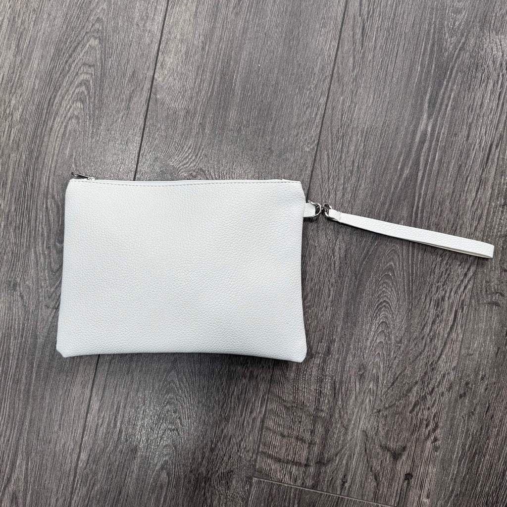 Pochette Uomo Bianca con cerniera - FLAG STORE