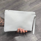 Pochette Uomo Bianca con cerniera - FLAG STORE