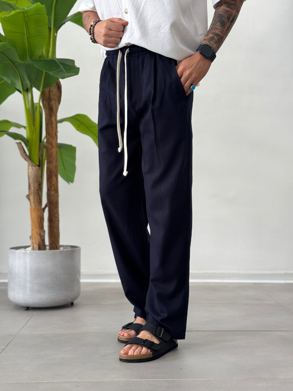 Pantalaccio in Lino Salvador
