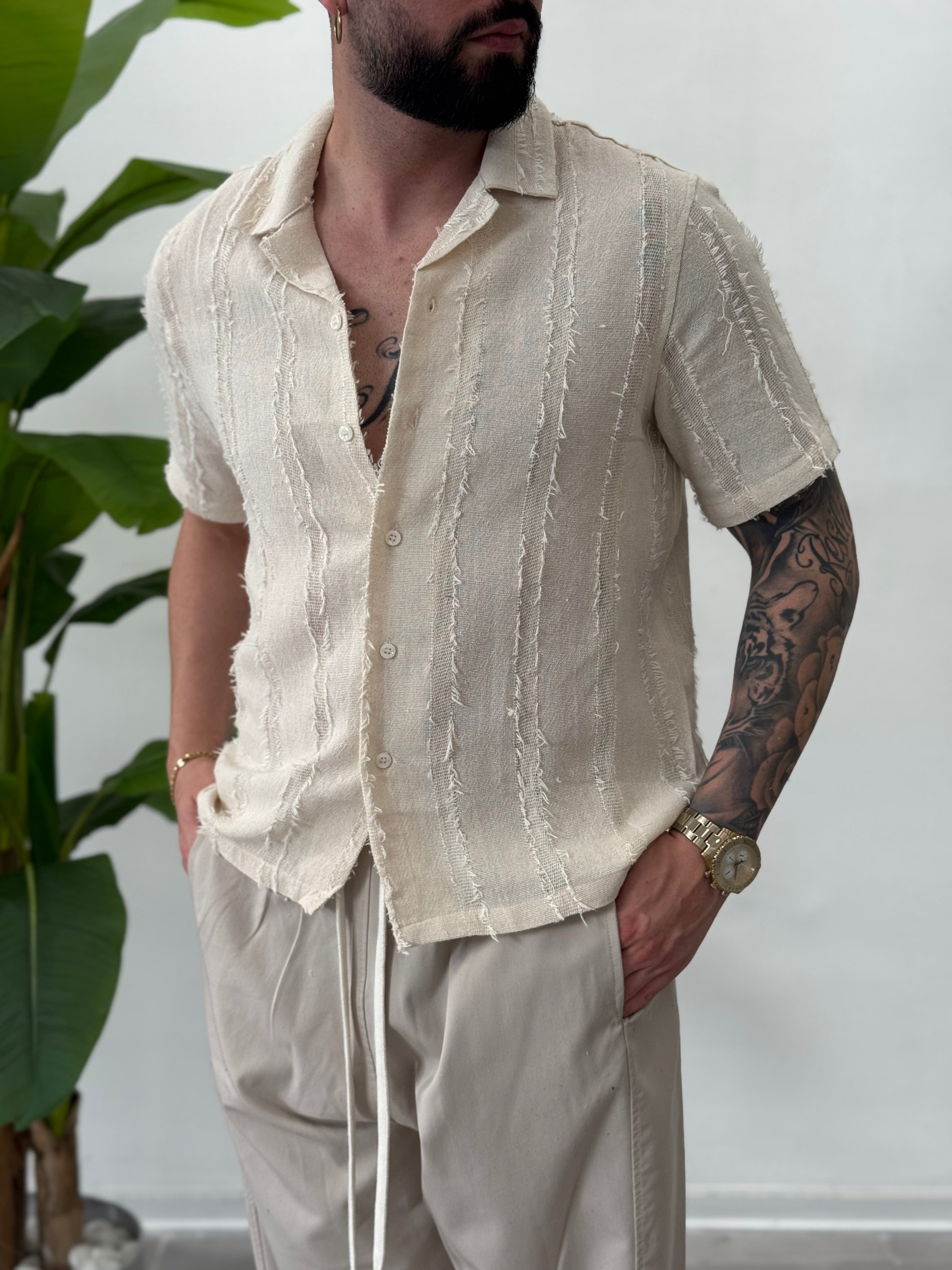 Camicia in Lino Marbella