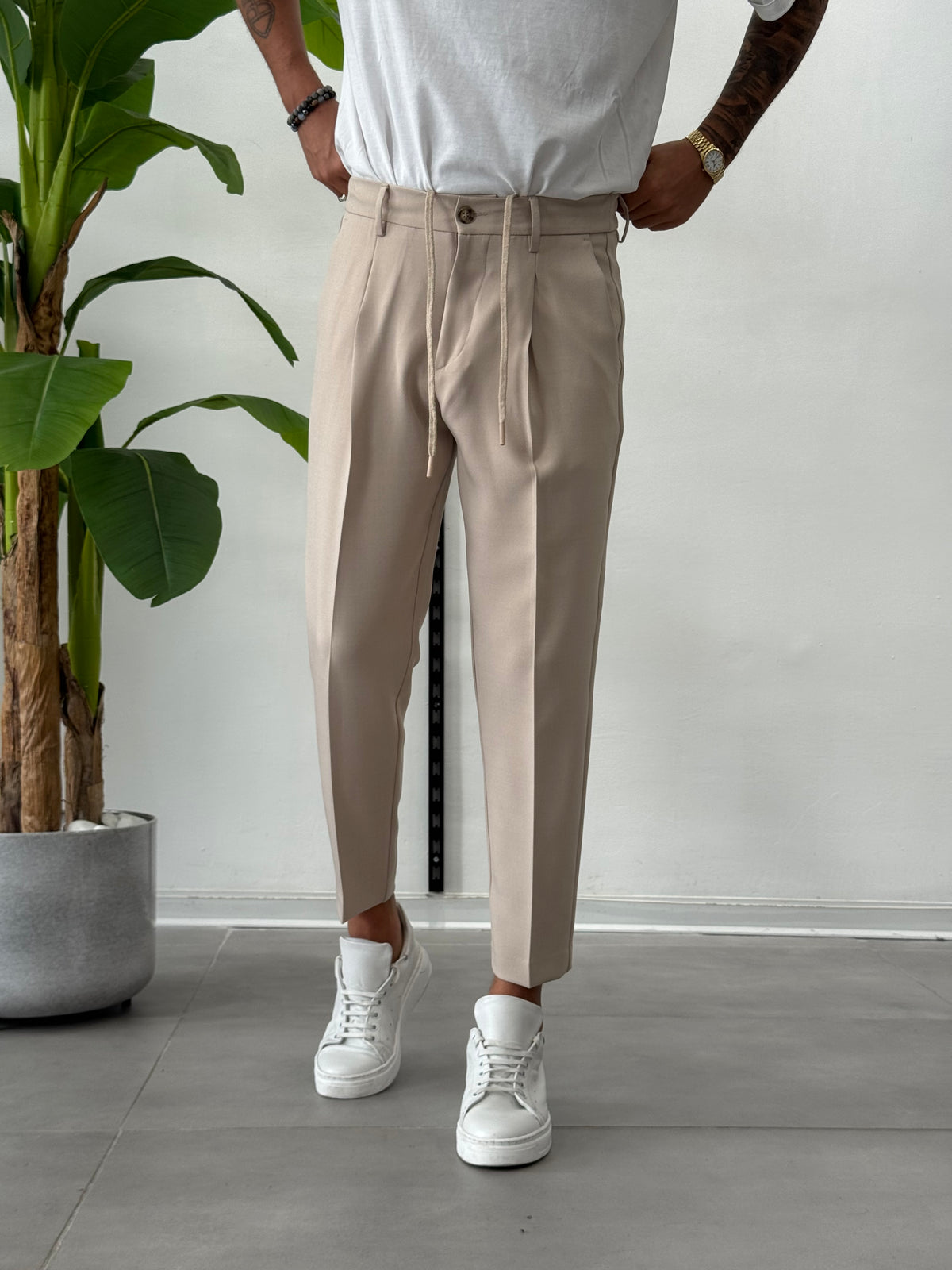 Montecarlo Trousers - Beige 