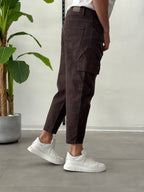Cargo Jeans Cioccolato Vegas - Carrot Fit