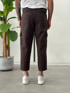 Cargo Jeans Cioccolato Vegas - Carrot Fit