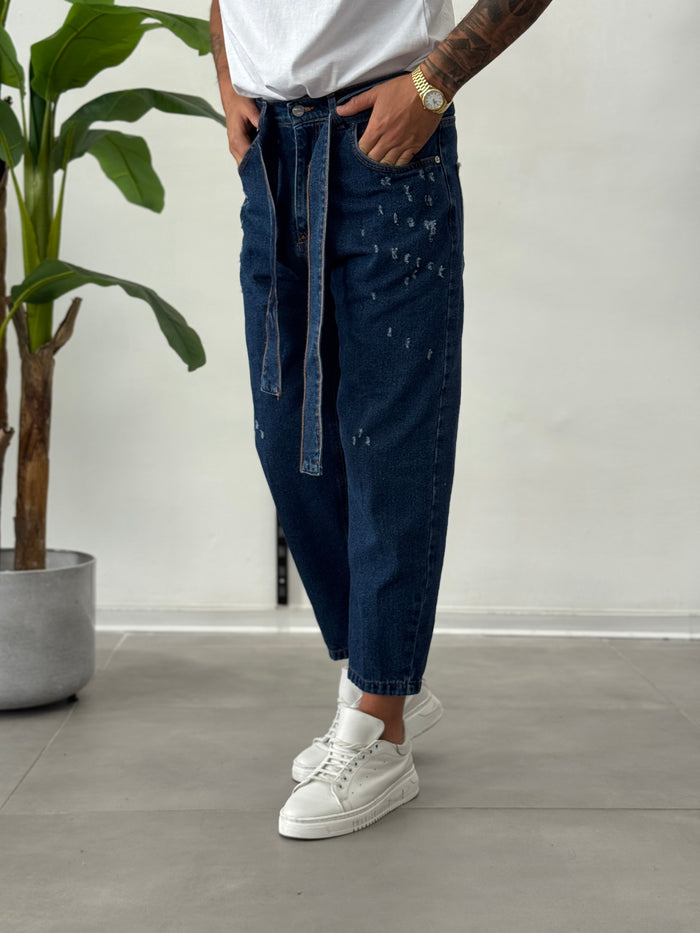 Jeans Blu con Cintura