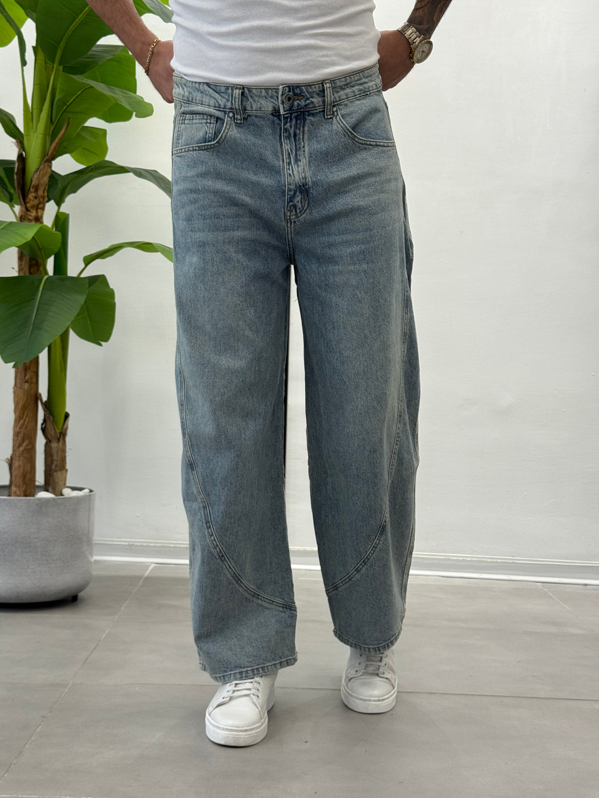 Jeans Chiaro Voyager - Balloon Fit