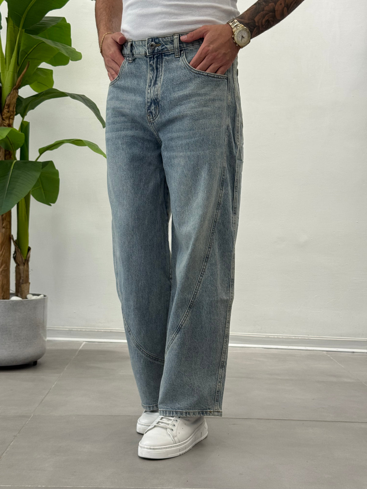 Jeans Chiaro Voyager - Balloon Fit