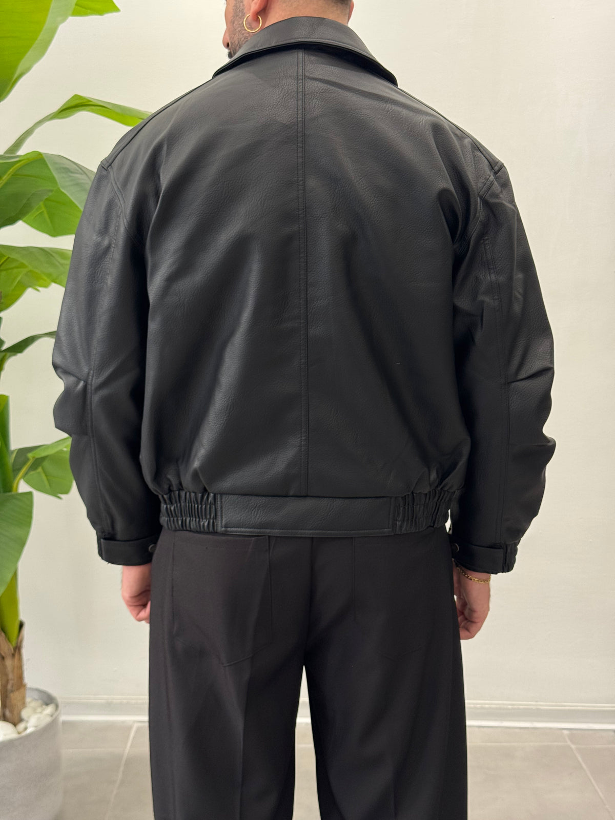 Leather Biker Jacket 2.0 - FLAG STORE 