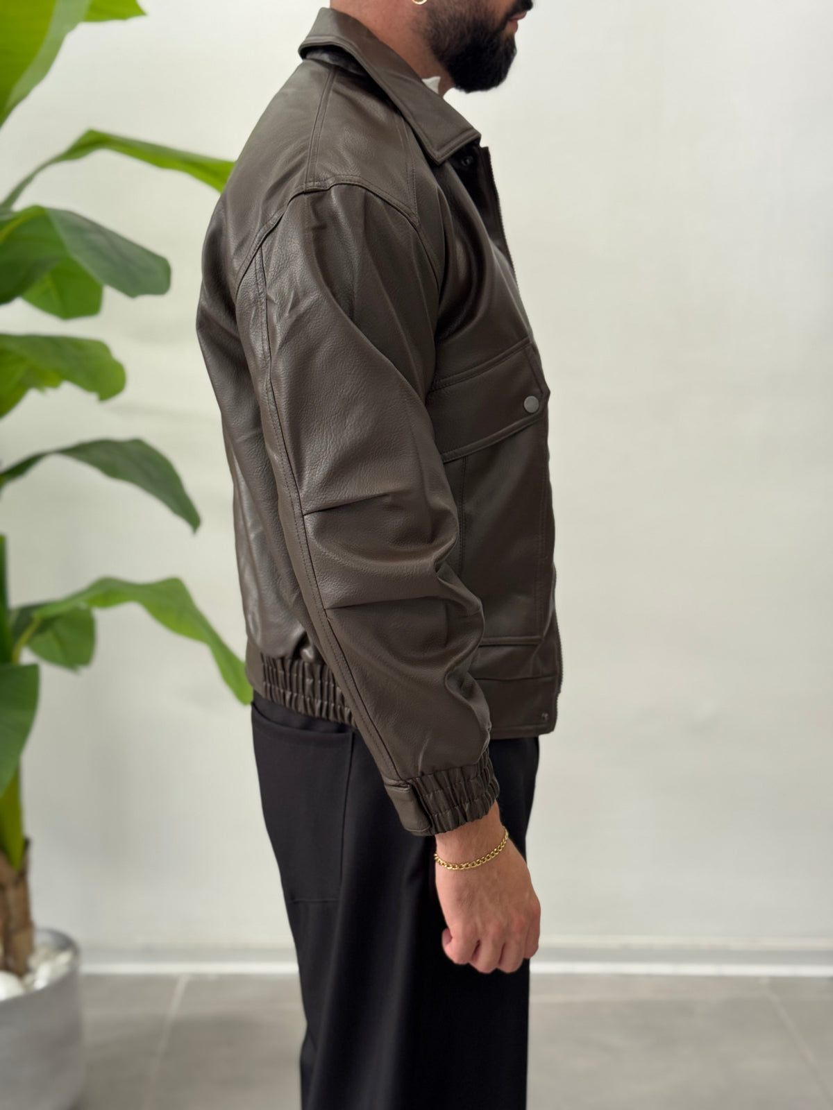 Leather Biker Jacket 2.0 - FLAG STORE 