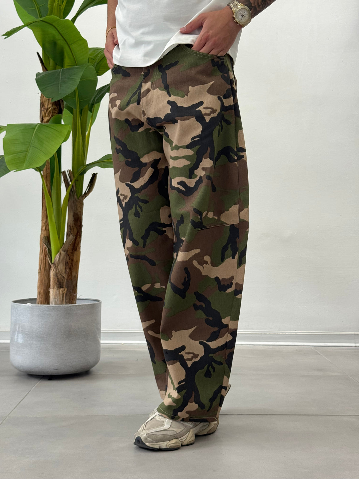 Pantalone Camouflage Skyline - Balloon Fit